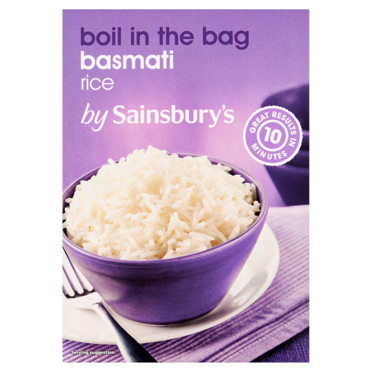 Sainsbury's Boil in the Bag Basmati Rice 500g, imported from the UK