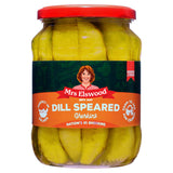 Mrs Elswood dill speared gherkins 670g jar - British product