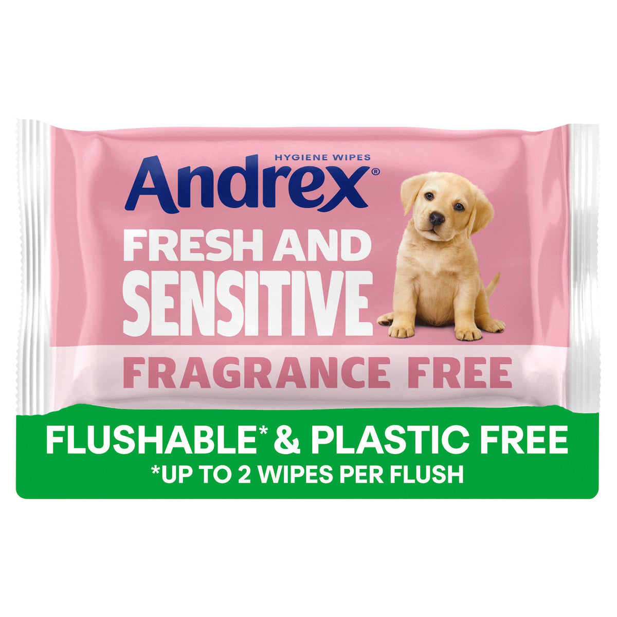 Andrex sensitive moist toilet wipes 30 count, imported from the UK