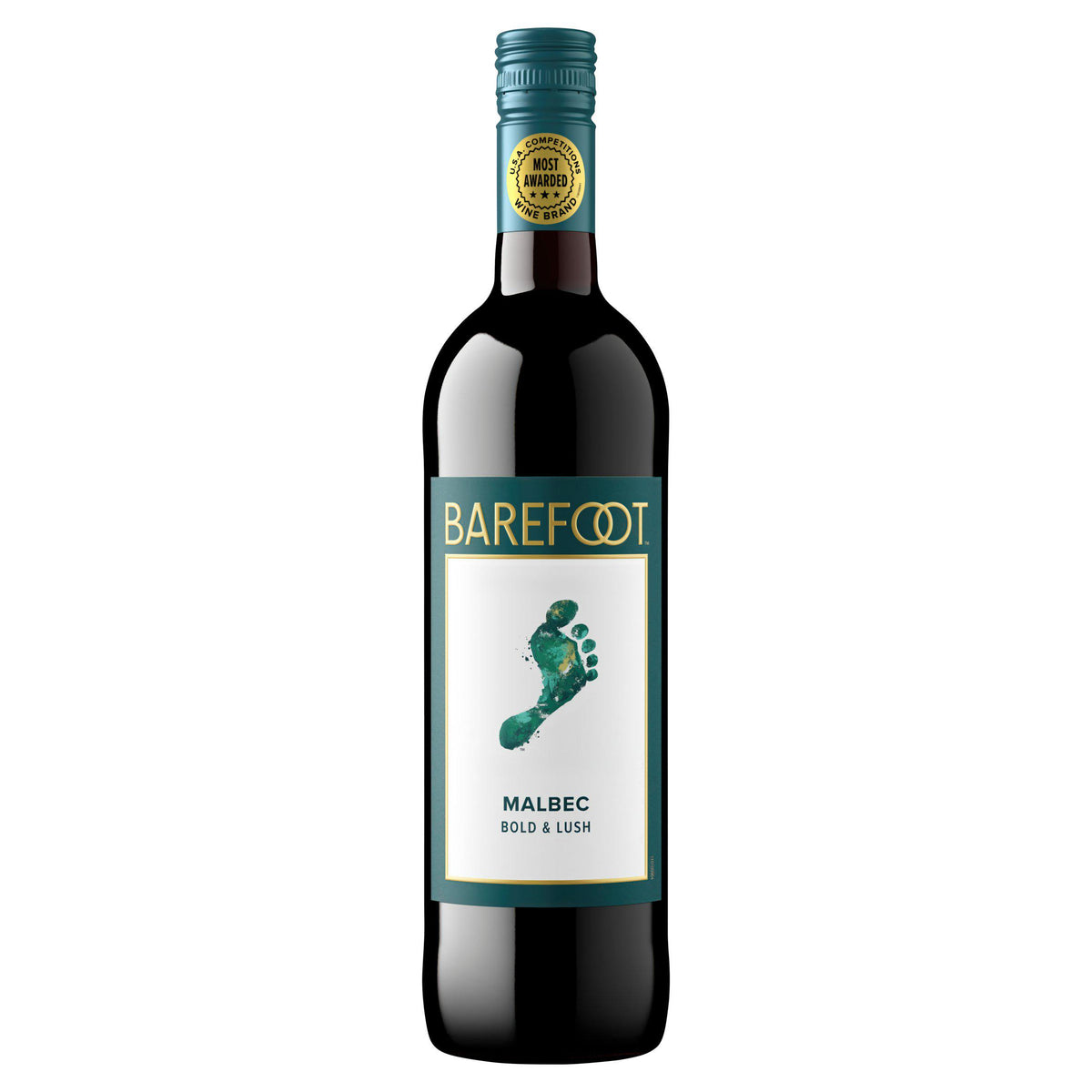 Barefoot Malbec red wine 75cl, imported from the UK