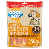 Low-Fat Cheesy Chicken Dog Treat Sticks 250g