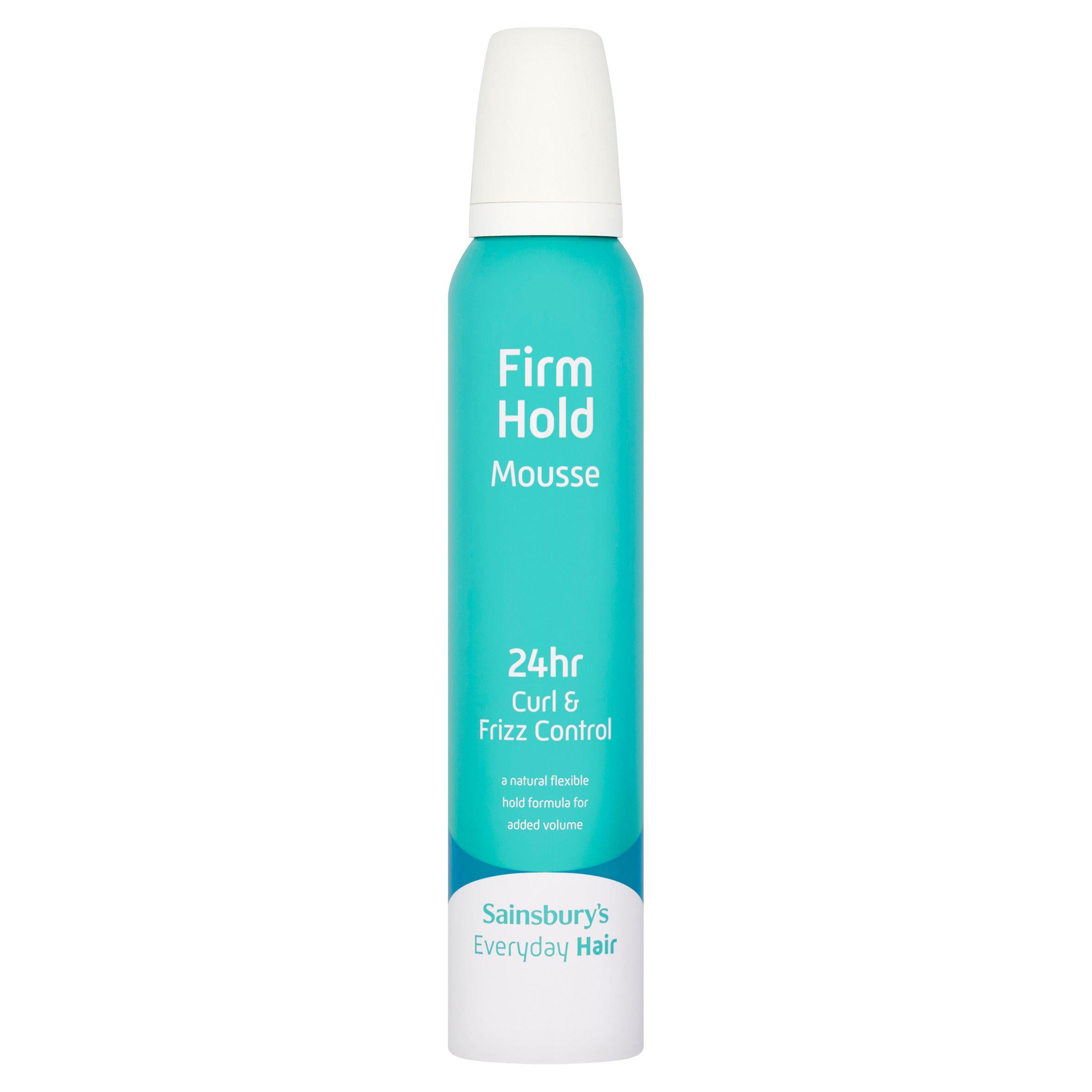 Sainsbury's Firm Hold Mousse 200ml, imported from the UK