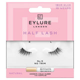 Eylure Natural Half Lash No 5 false eyelashes - British product