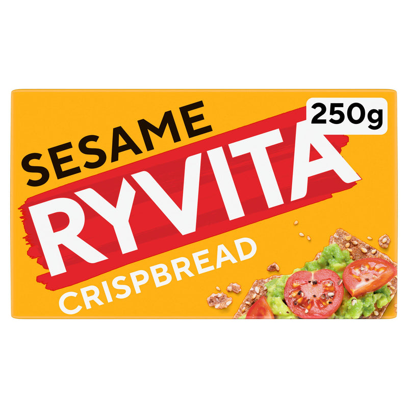 Ryvita crispbread sesame crackers 250g (British brand)
