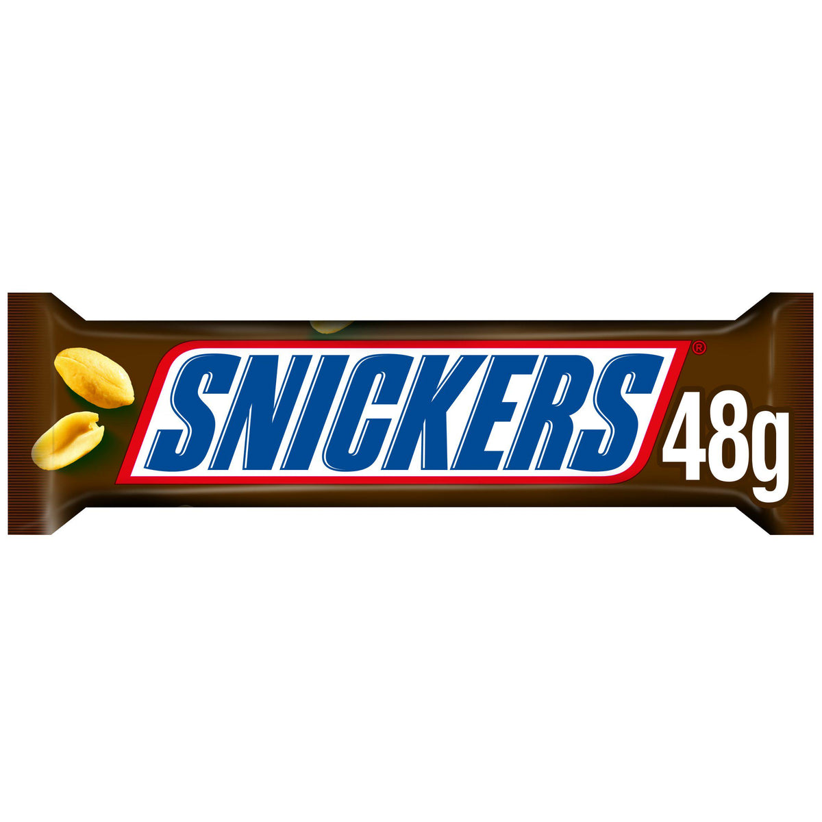 Snickers peanut and caramel chocolate bar 40g (British brand)