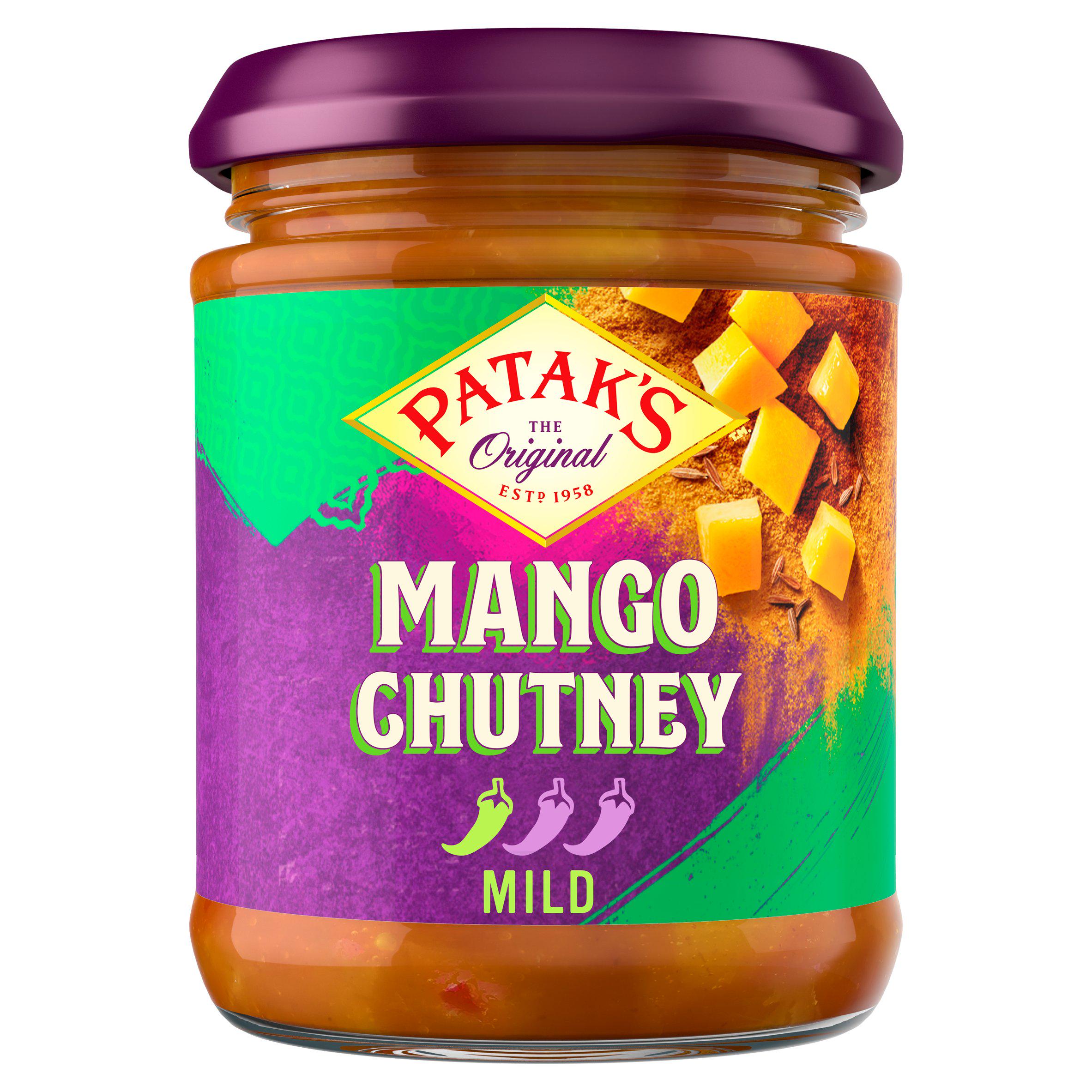 Patak's mild mango chutney 210g (British brand)
