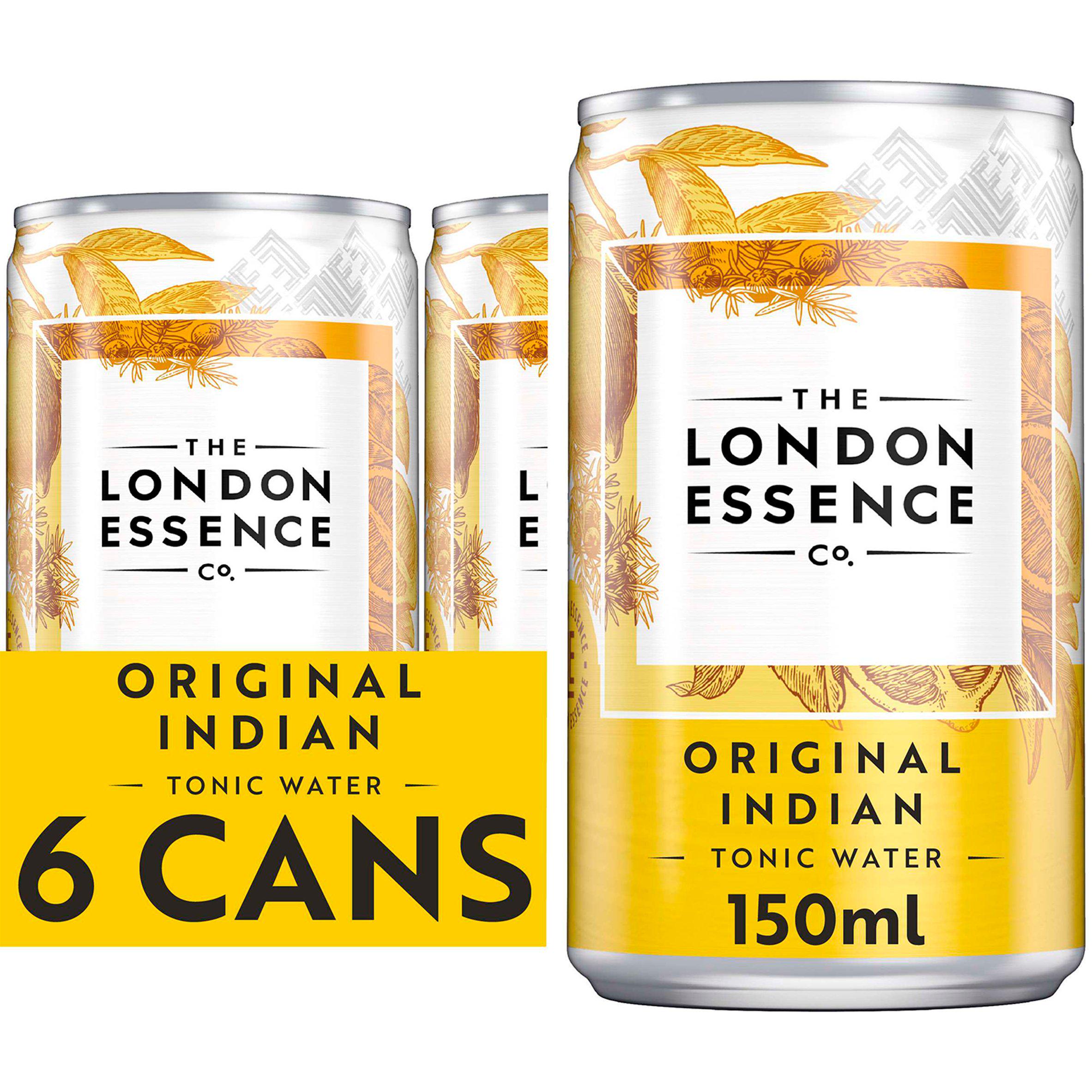 The London Essence Co. Indian tonic water 6x150ml (British brand)