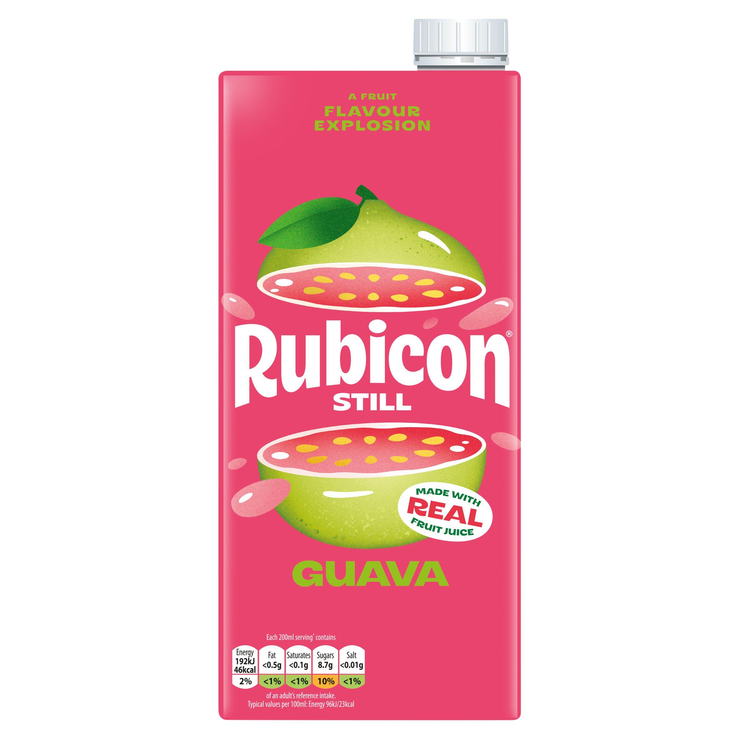Rubicon still guava fruit juice drink 1L - British product