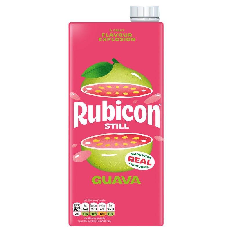 Rubicon still guava fruit juice drink 1L - British product