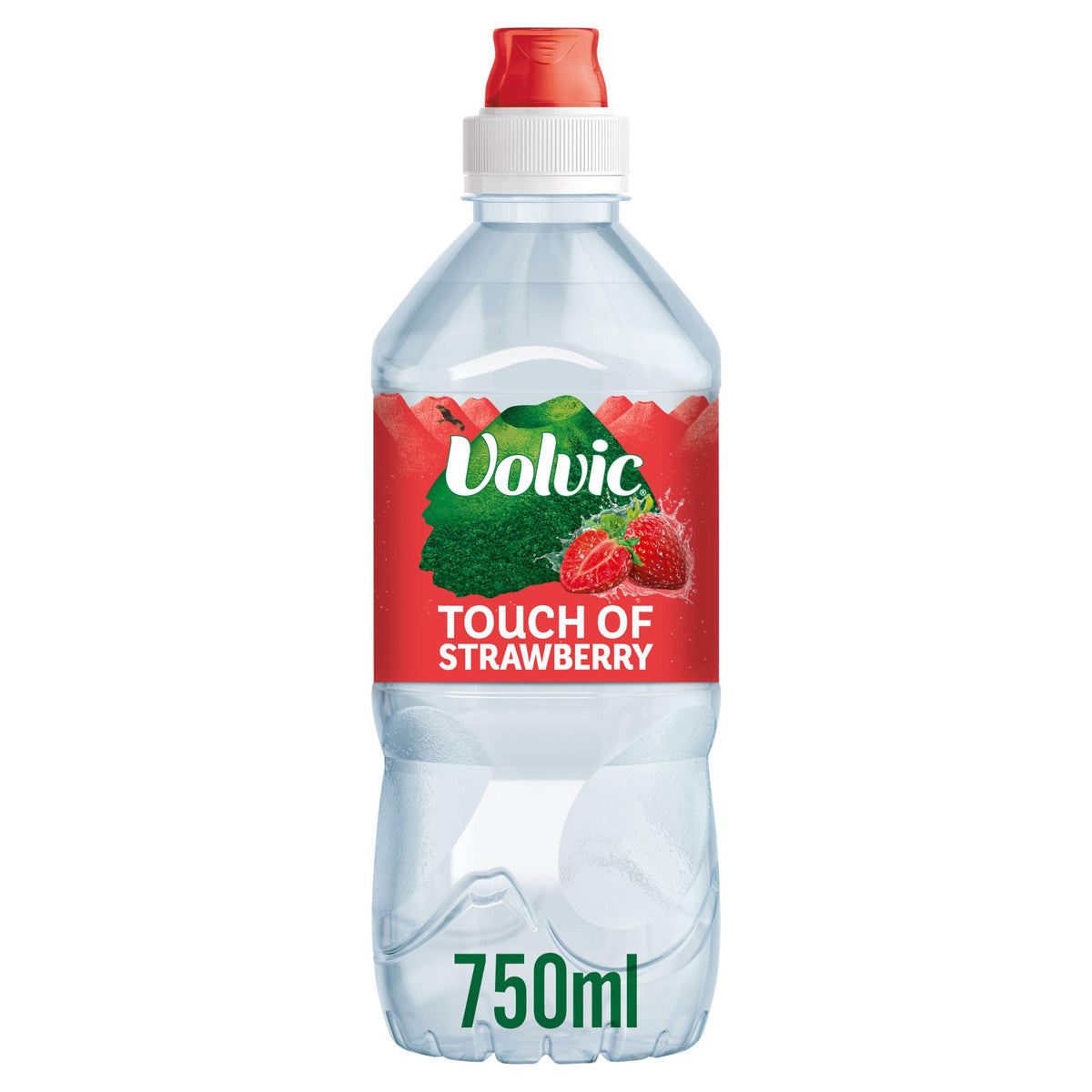 Volvic strawberry flavoured water 750ml, imported from the UK