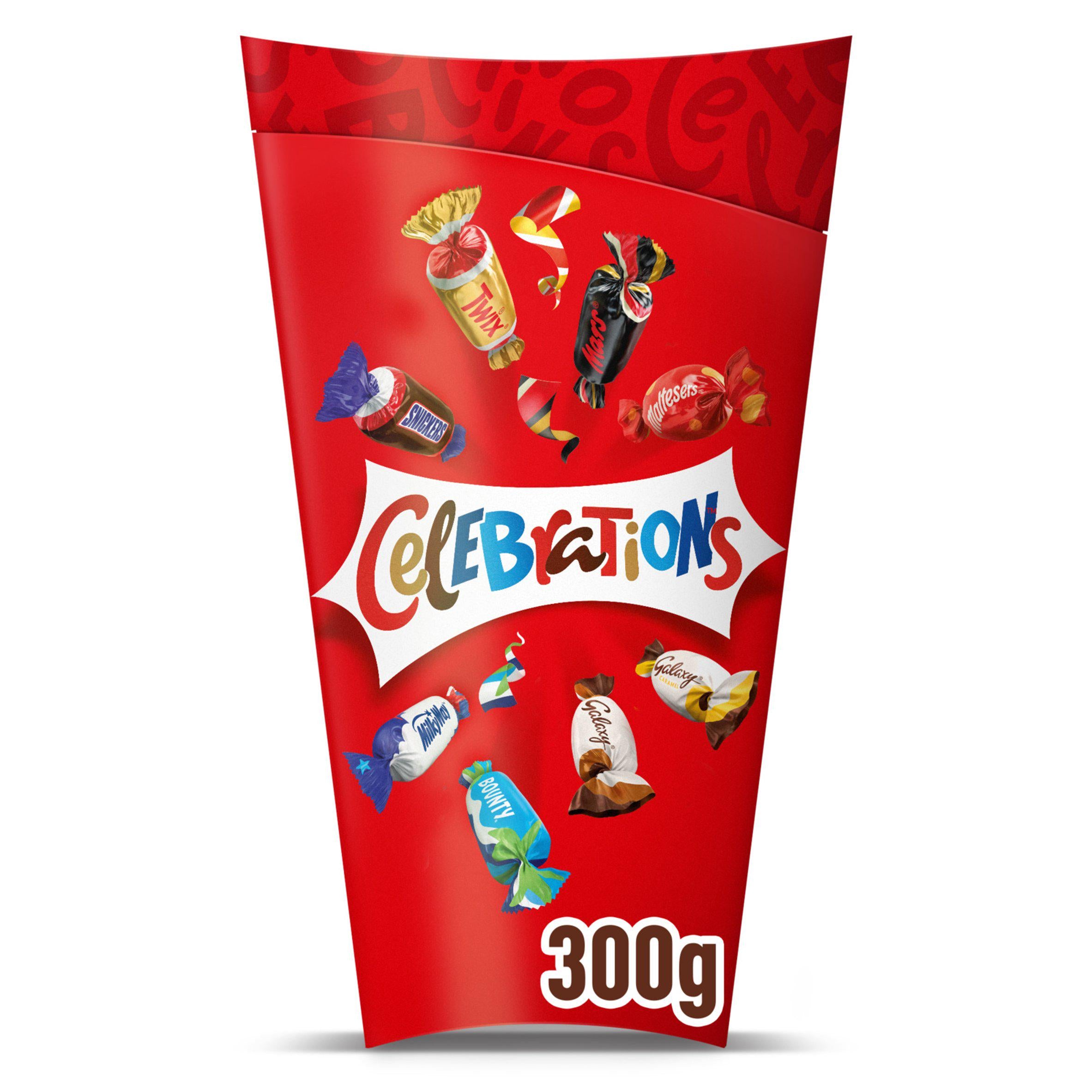 Celebrations chocolate assortment gift box 300g, imported from the UK