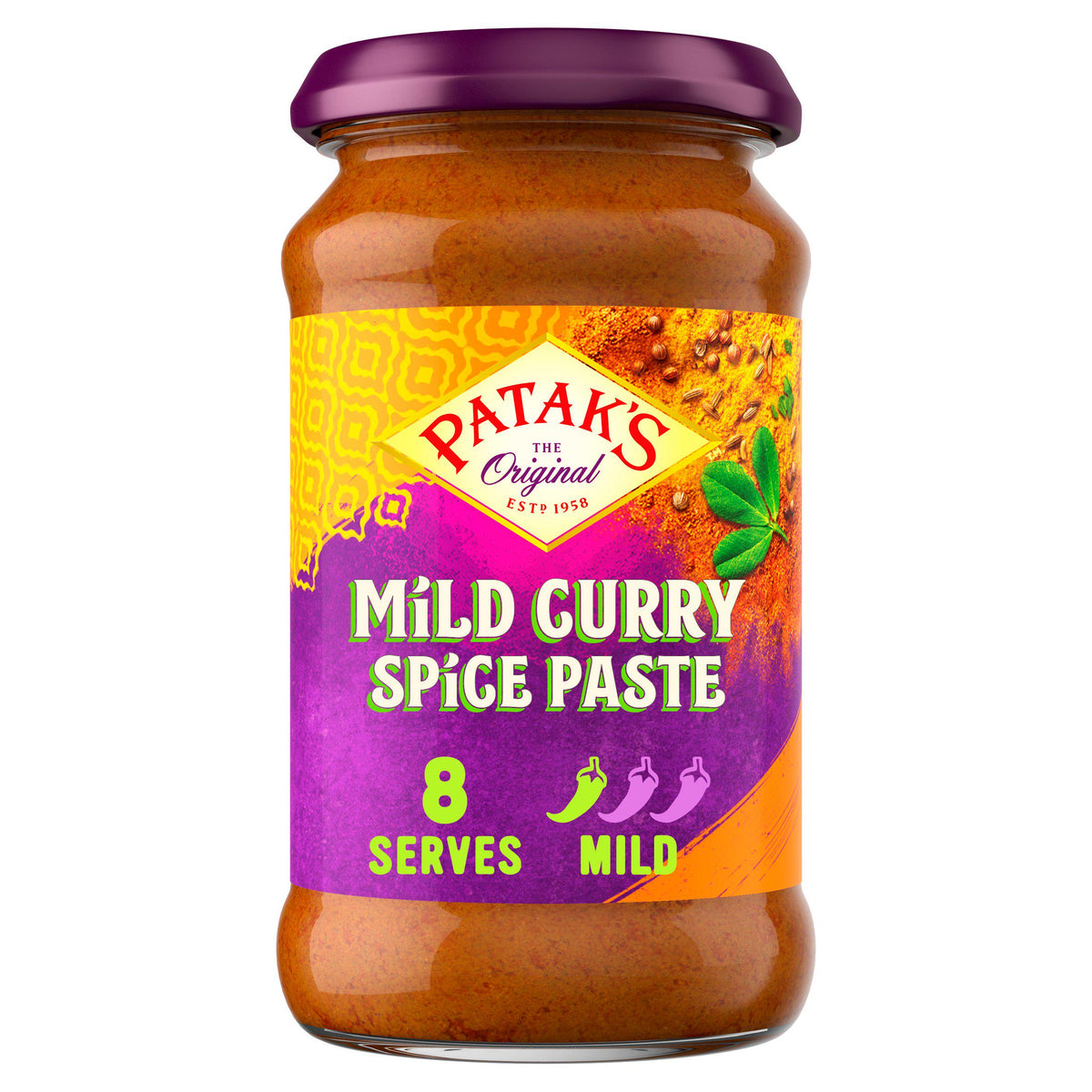 Patak's mild curry spice paste 283g - British product