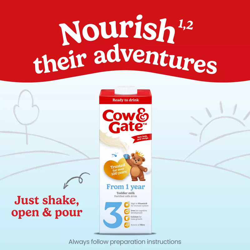 Cow & Gate toddler milk ready to feed 1L - British product