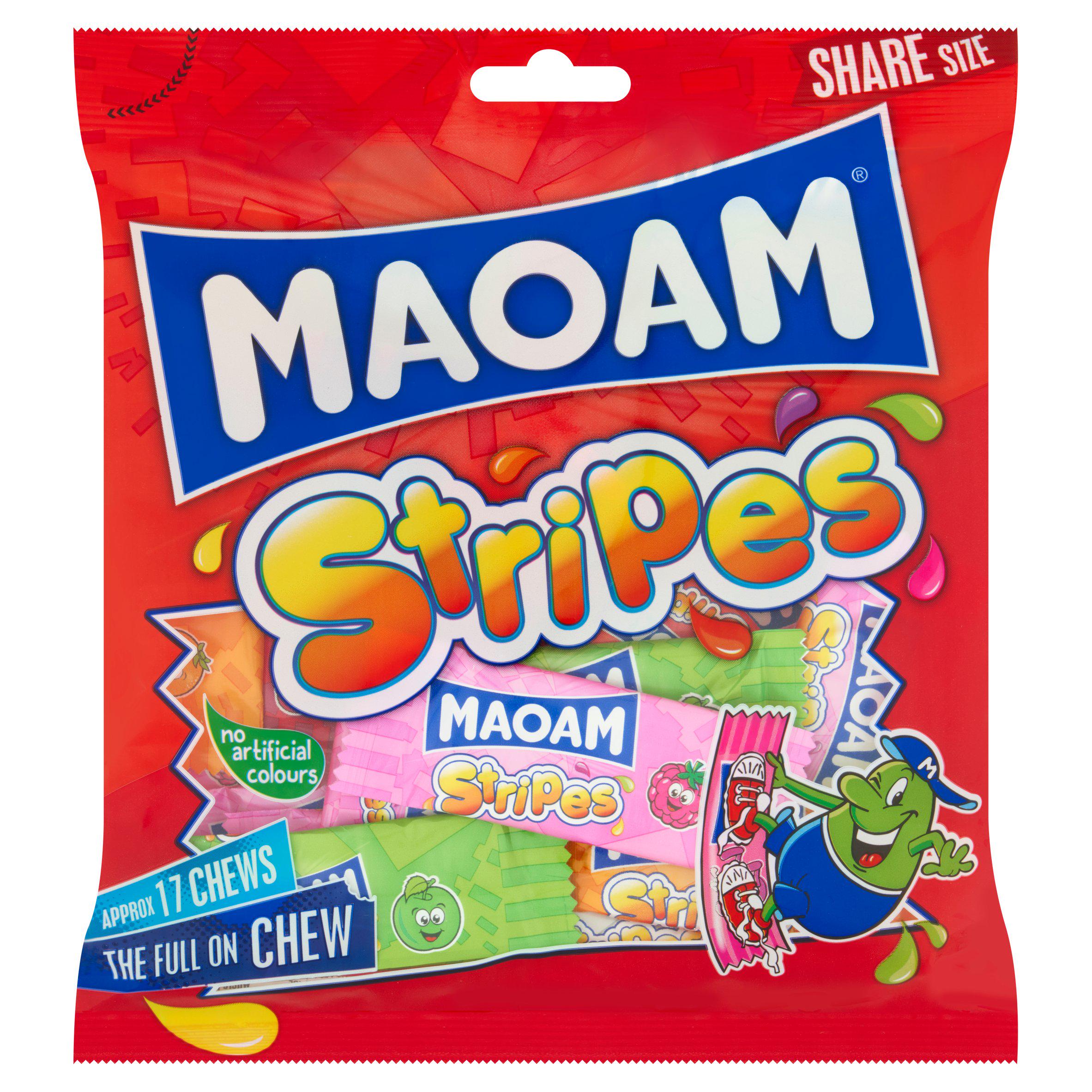 Maoam fruit cola chewy sweets sharing bag 140g, imported from the UK