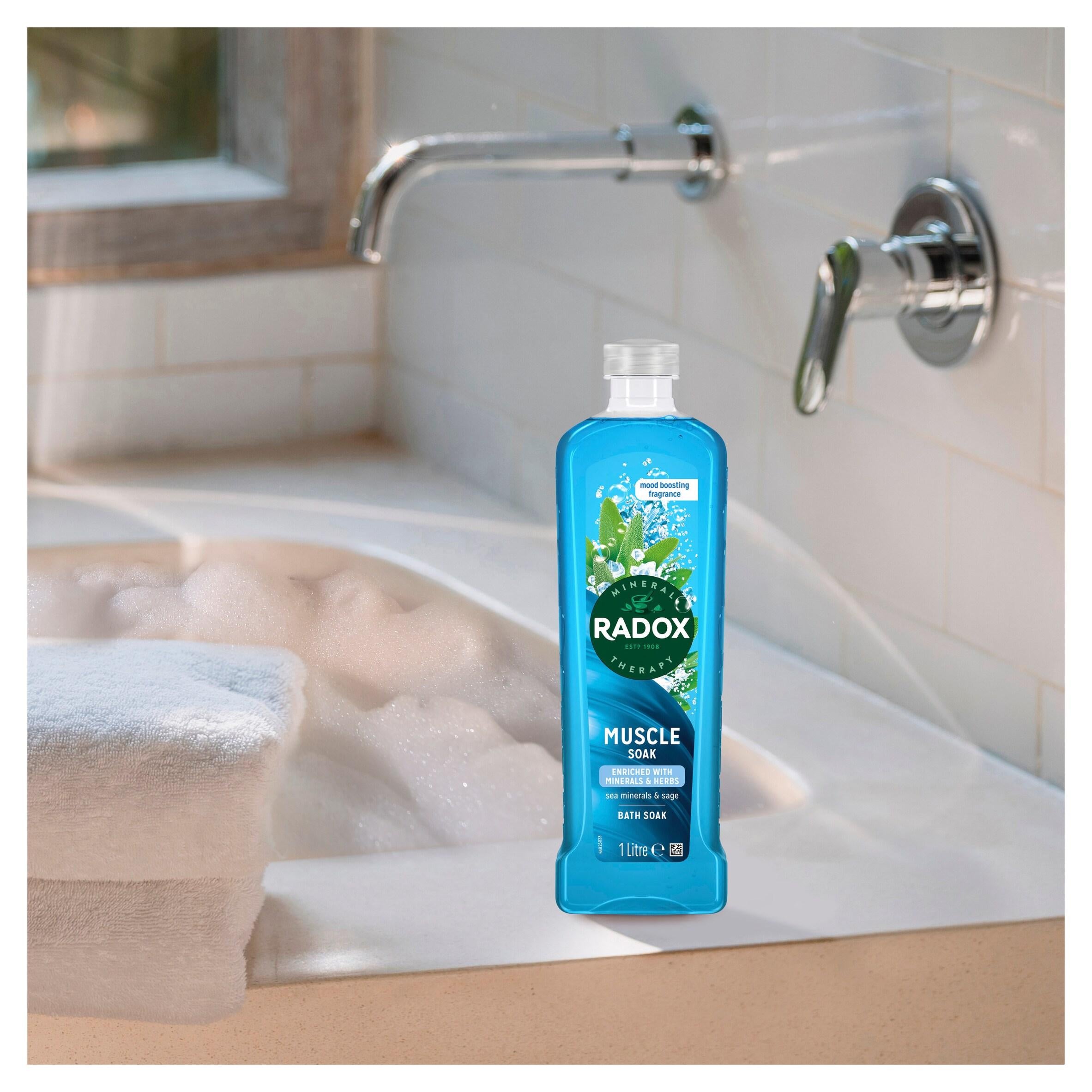 Radox Muscle Soak bath soak 1L (British brand)