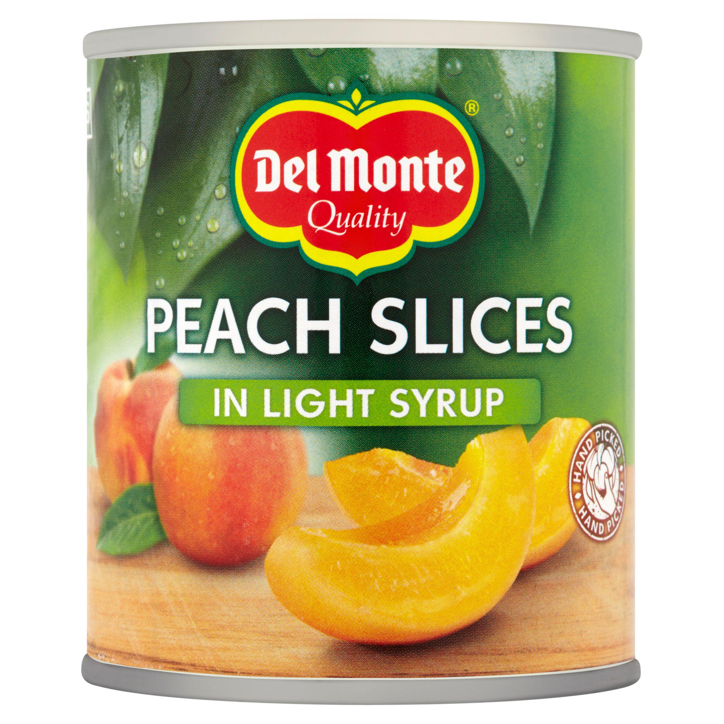 Del Monte peach slices light syrup 227g - British product