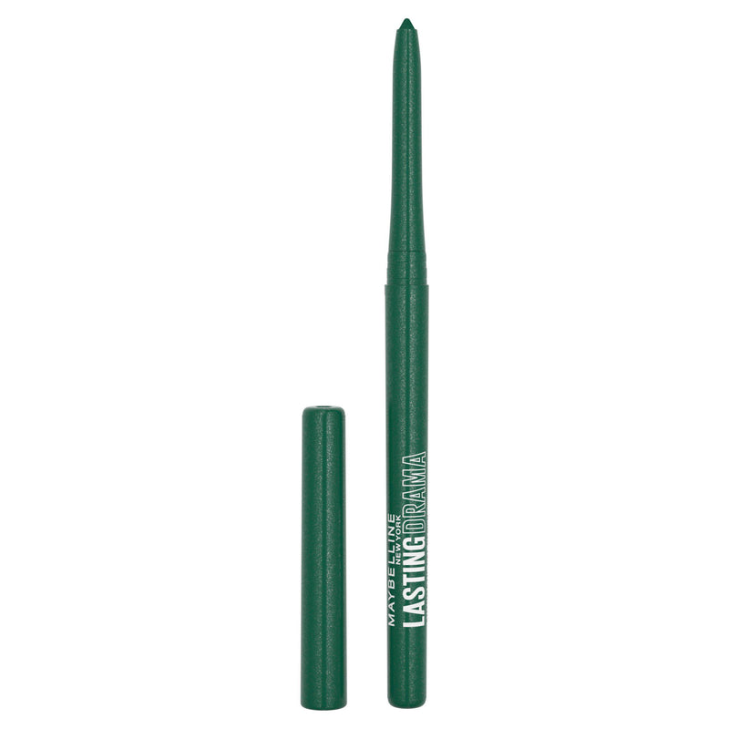 Maybelline Retractable Eyeliner Pencil Green with Envy, imported from the UK