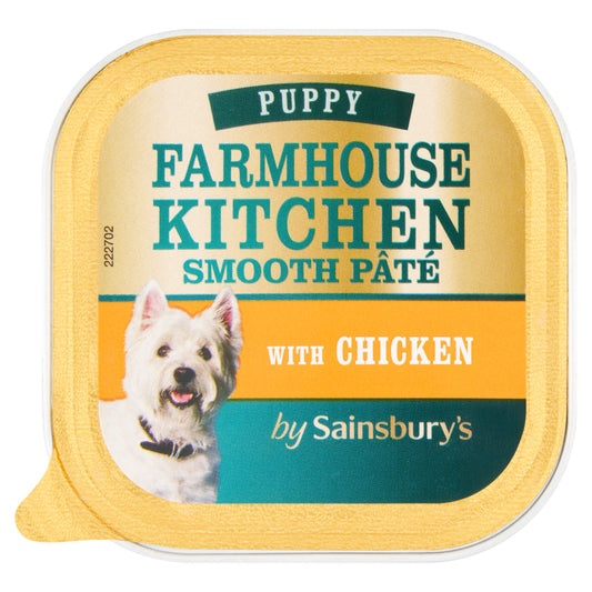 Sainsbury's Farmhouse Kitchen Puppy Food Pâté with Chicken 150g GOODS Sainsburys   