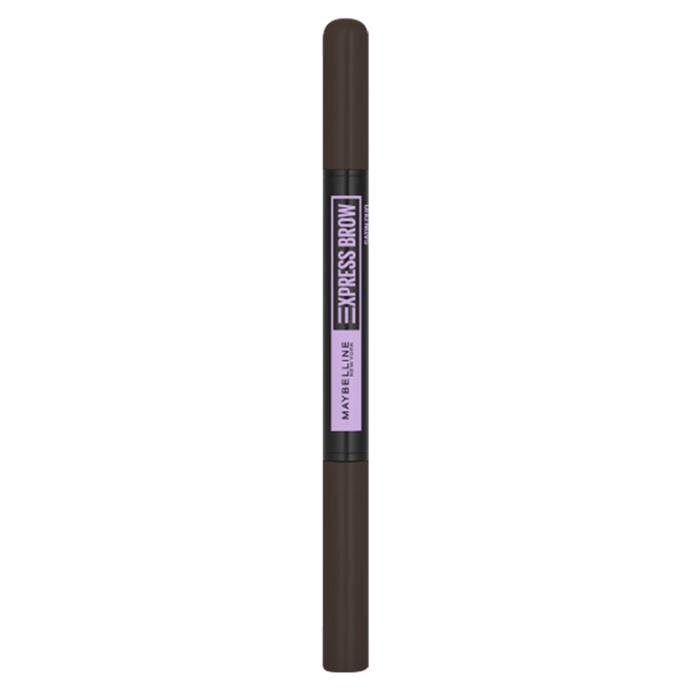 Maybelline Express Brow Duo 2-In-1 Pencil Pen & Filling Powder Black Brown GOODS Sainsburys   