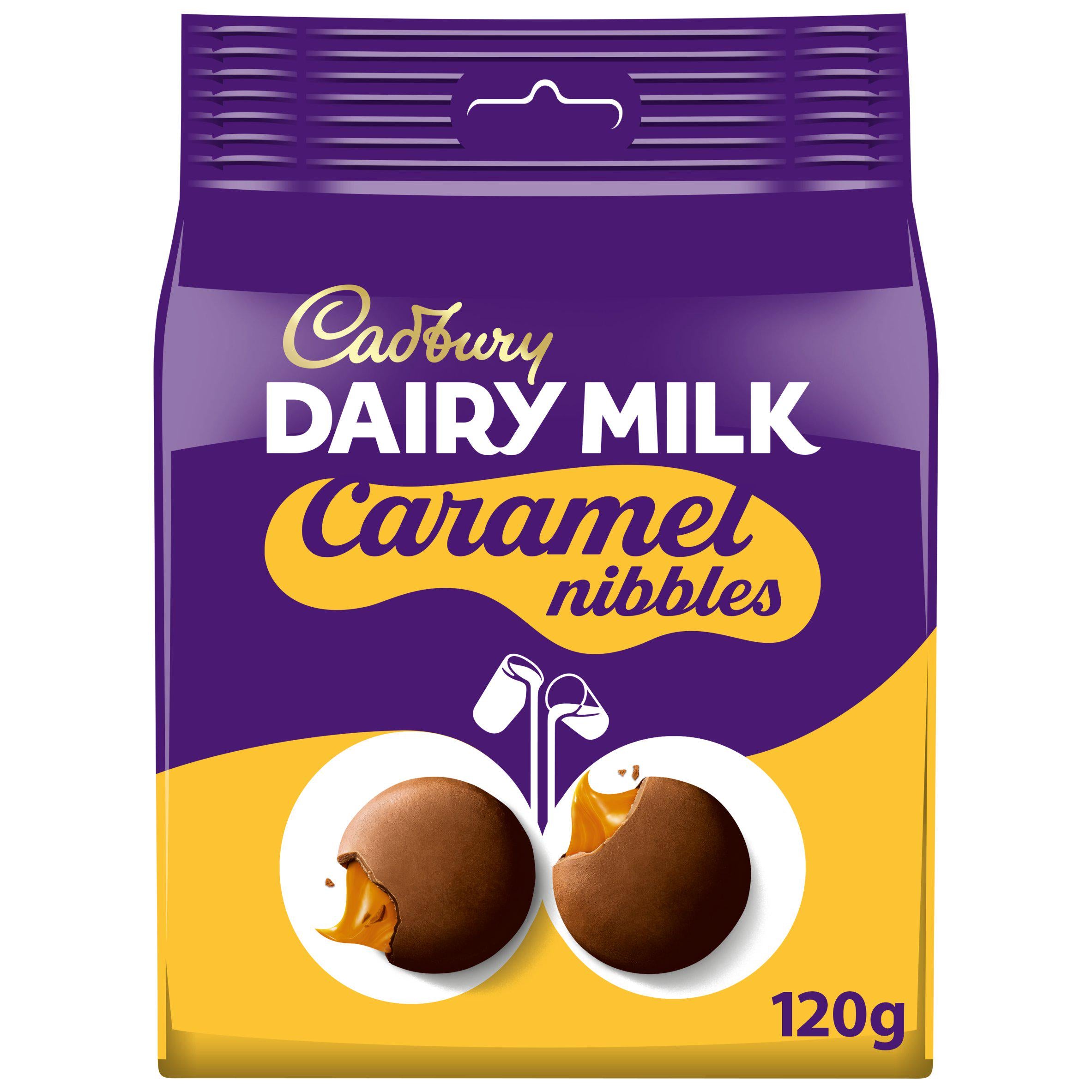 Milk Chocolates with Soft Caramel Centre Bag 120g