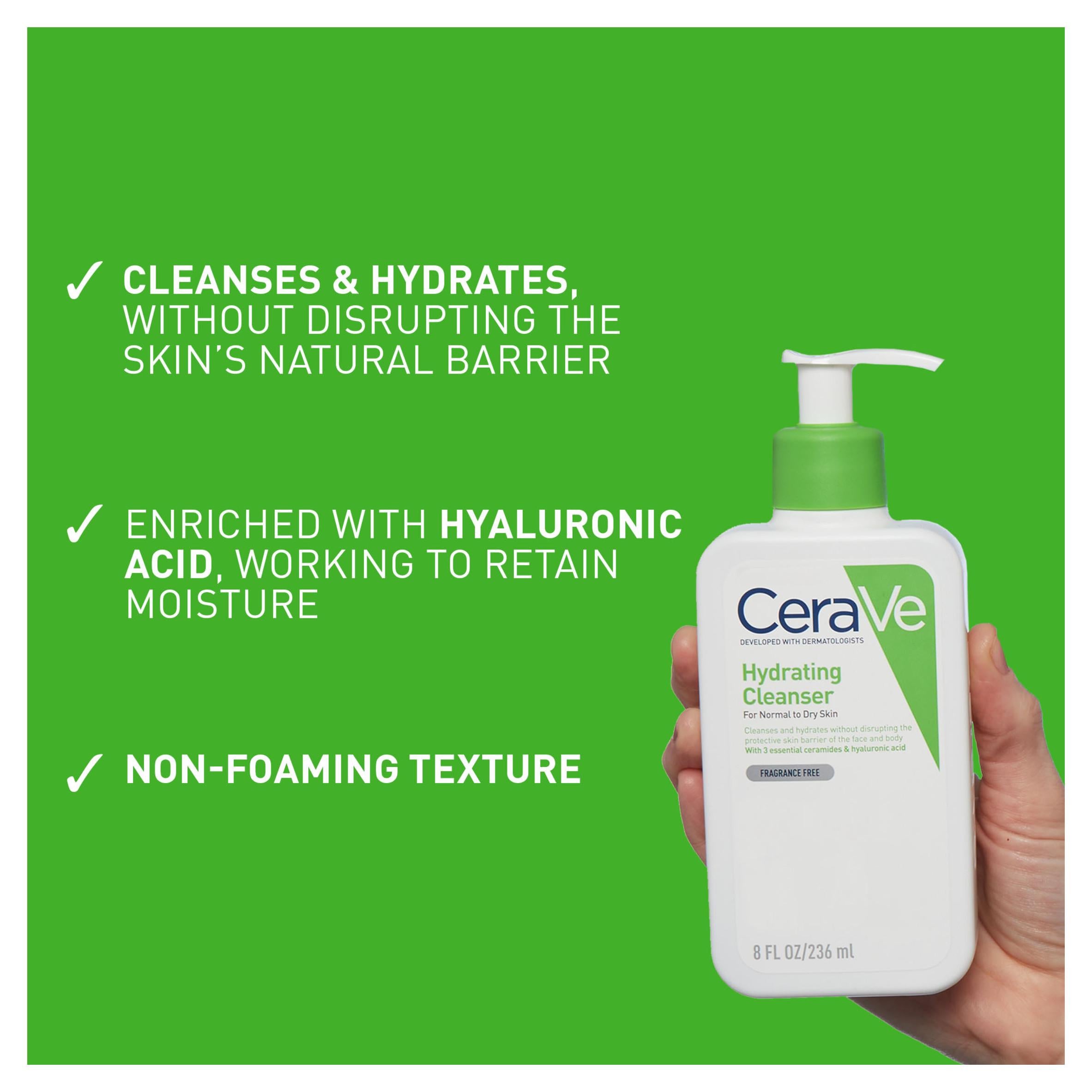 CeraVe Hydrating Cleanser Bottle 473ml - British product