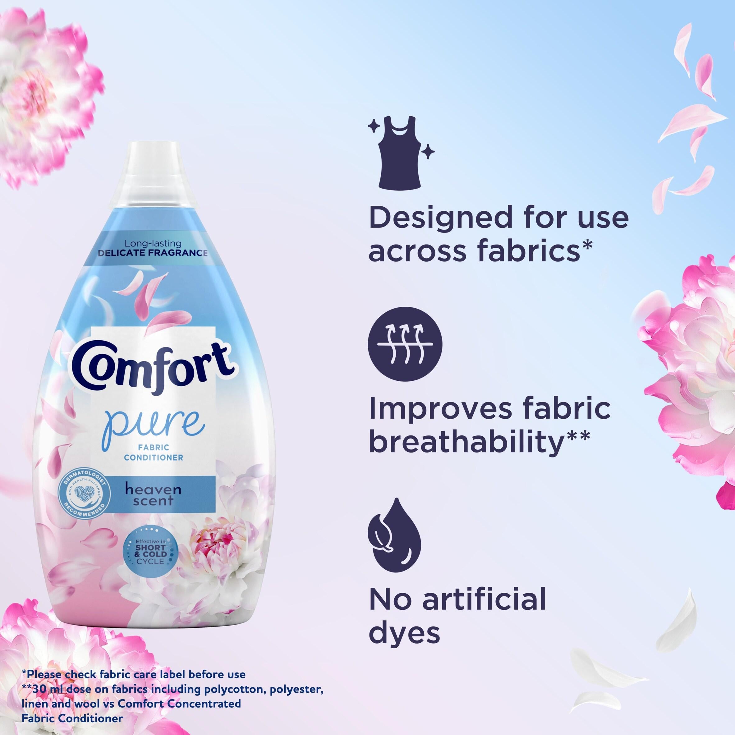 Comfort Pure Heaven Fabric Conditioner 960ml - British product