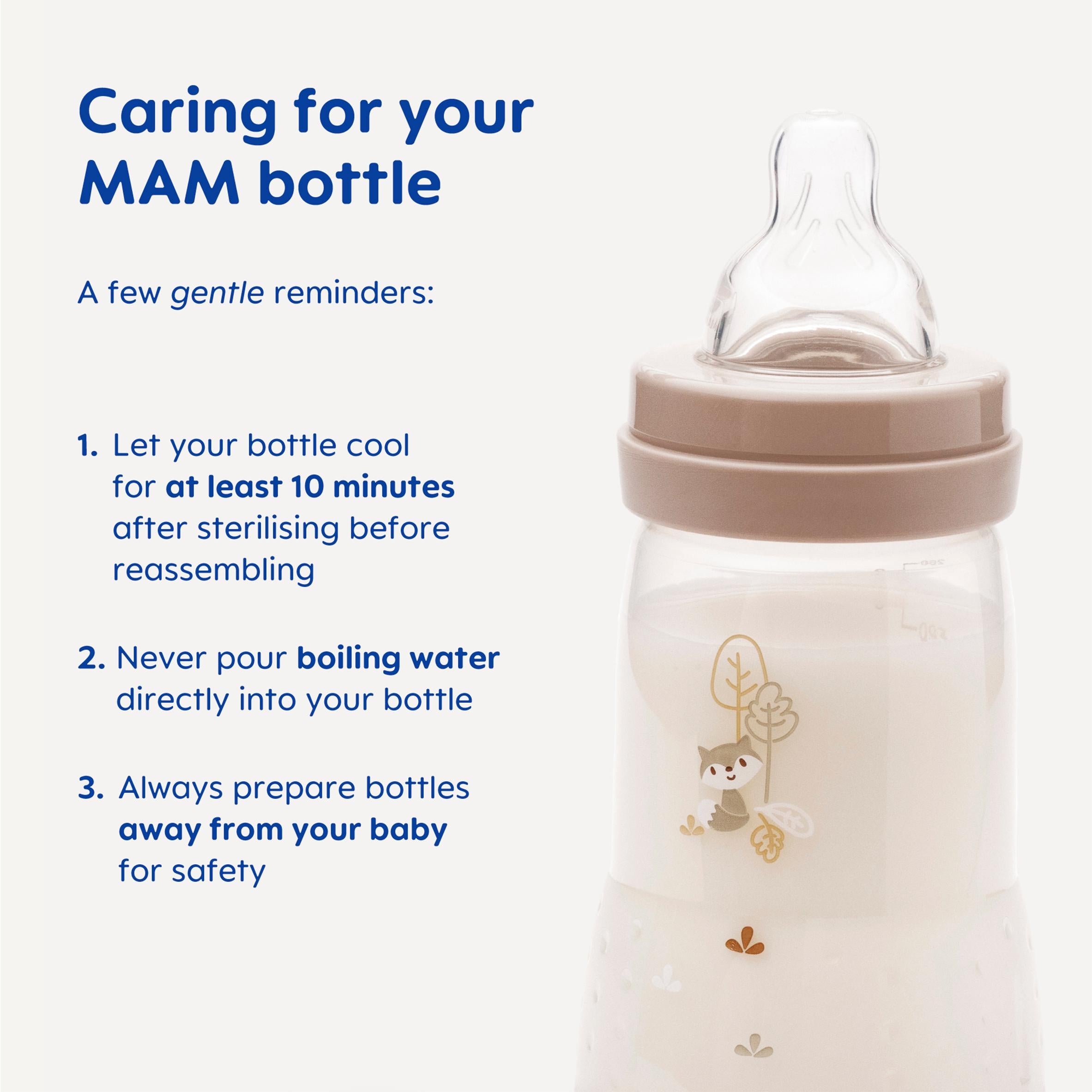 MAM Anti Colic Bottle 2+ Months (British brand)