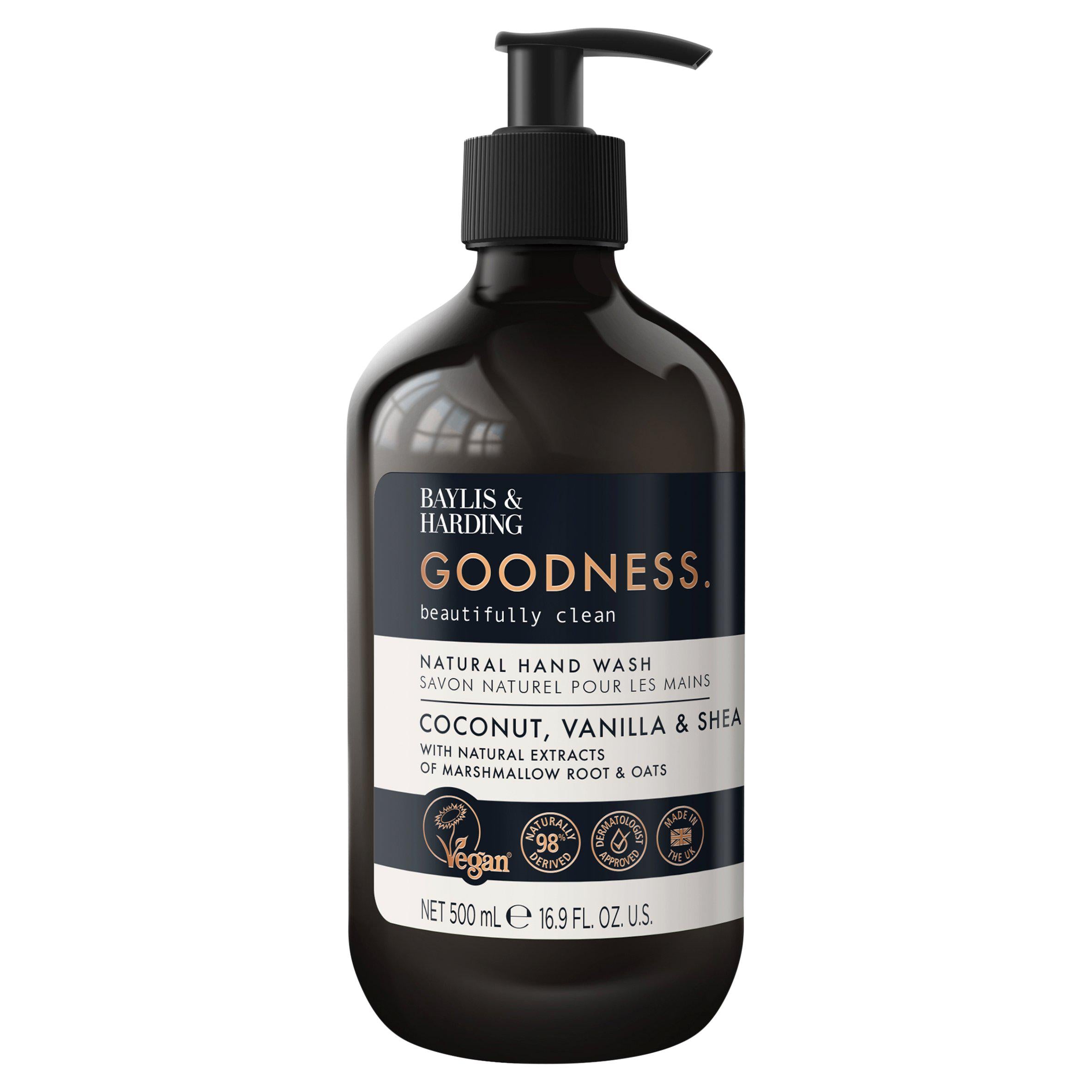 Baylis & Harding hand wash coconut vanilla shea 500ml, UK version