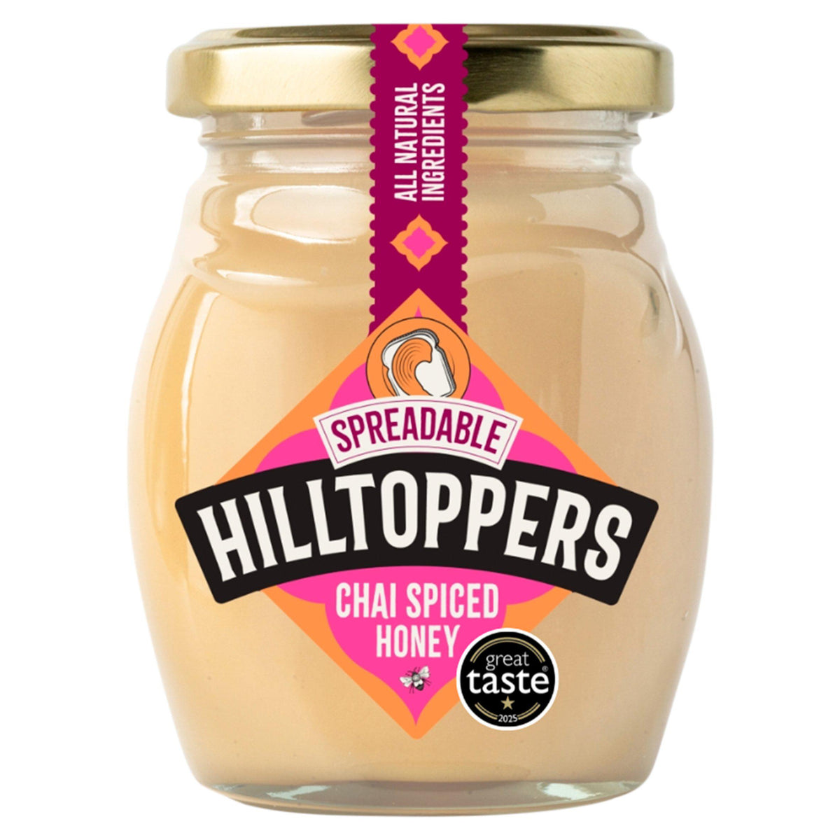 Hilltoppers Chai Spiced Honey 225g, UK version