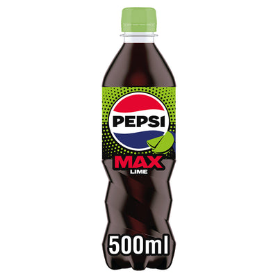 Sainsburys Pepsi Max No Sugar Lime Cola Soft Drink 500ml- Buy online at McGrocer