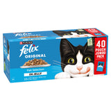 Felix Original Fish Selection in Jelly wet cat food 40x85g, UK version