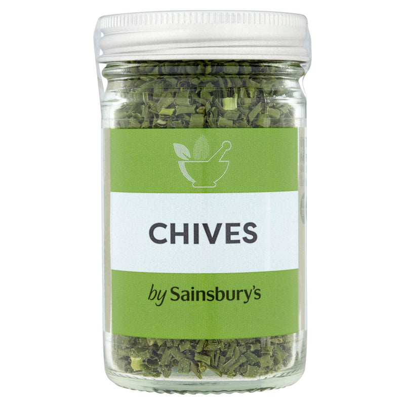 Sainsbury's dried chives 5g jar (British brand)