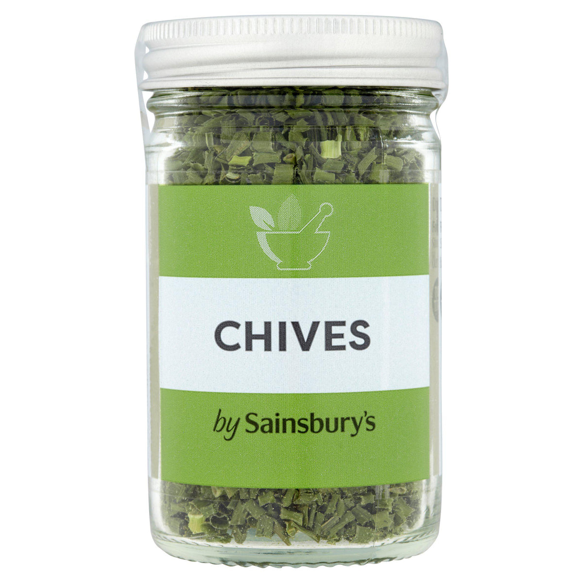 Sainsbury's dried chives 5g jar (British brand)