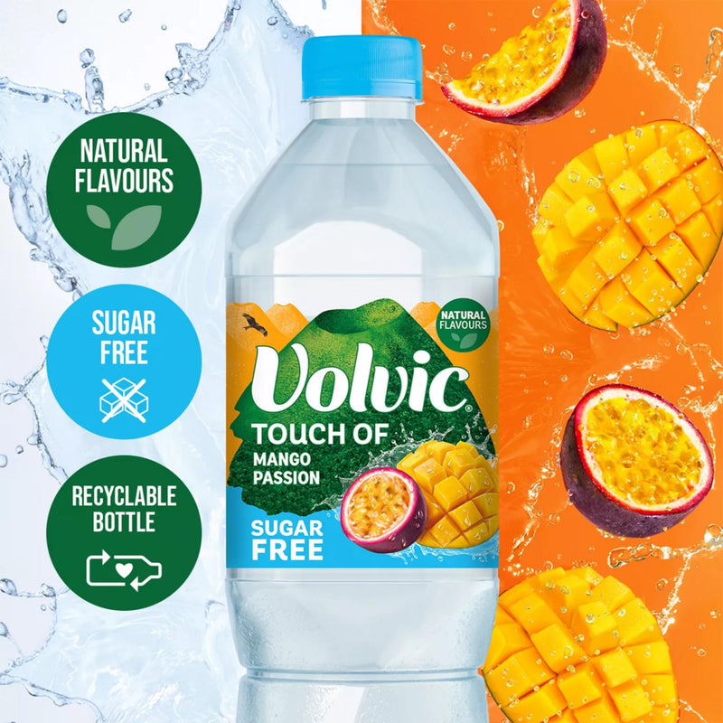 Volvic Mango Passion flavoured water 1.5L - British product
