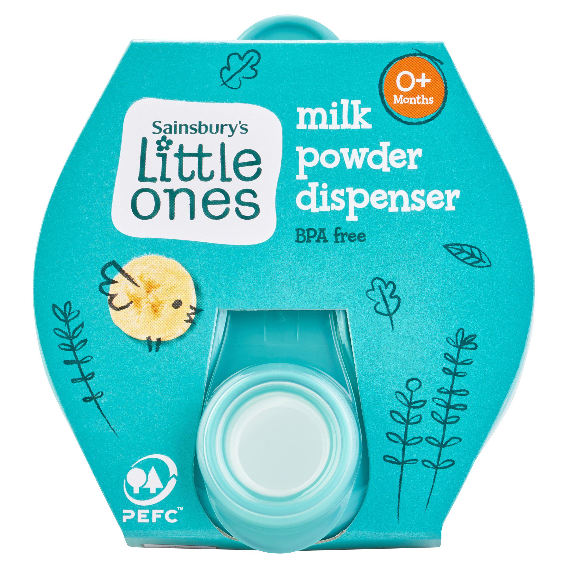 Sainsbury's milk powder dispenser 0+ months, UK version
