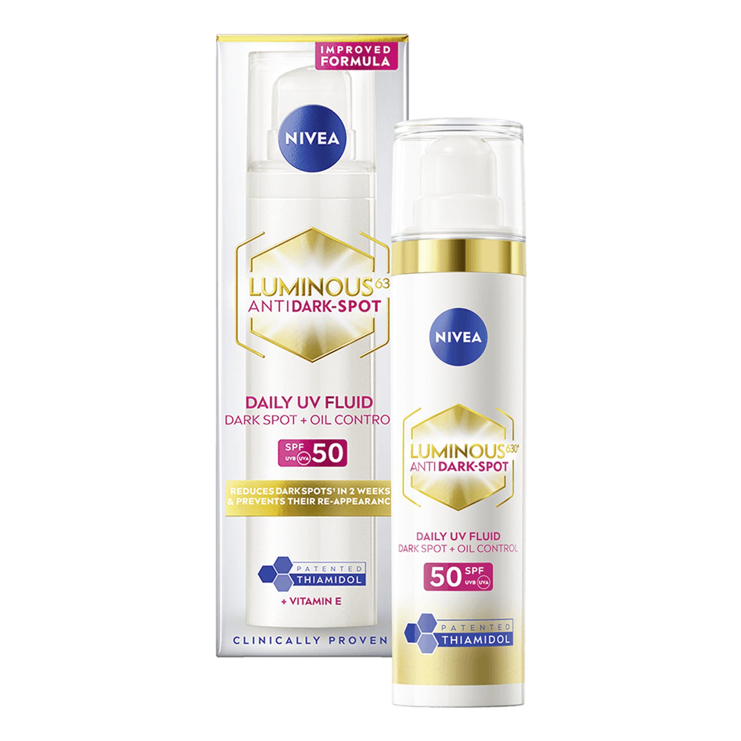 Nivea Cellular Luminous 630 anti dark spot day cream SPF50 40ml (British brand)