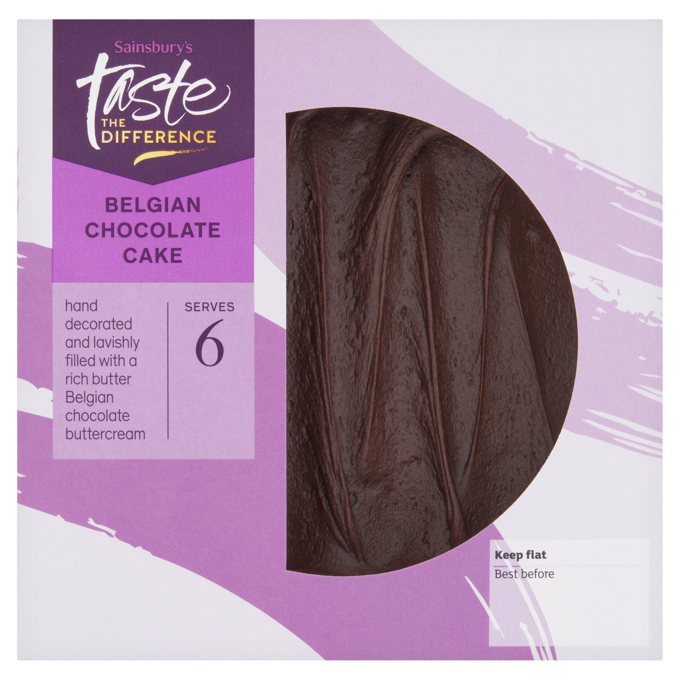 Sainsbury's Taste the Difference chocolate cake 395g (British brand)