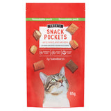 Sainsbury's cat treat pockets turkey beef duck 65g, imported from the UK
