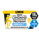 Lindahls lemon flavour high protein yoghurt 150g, imported from the UK