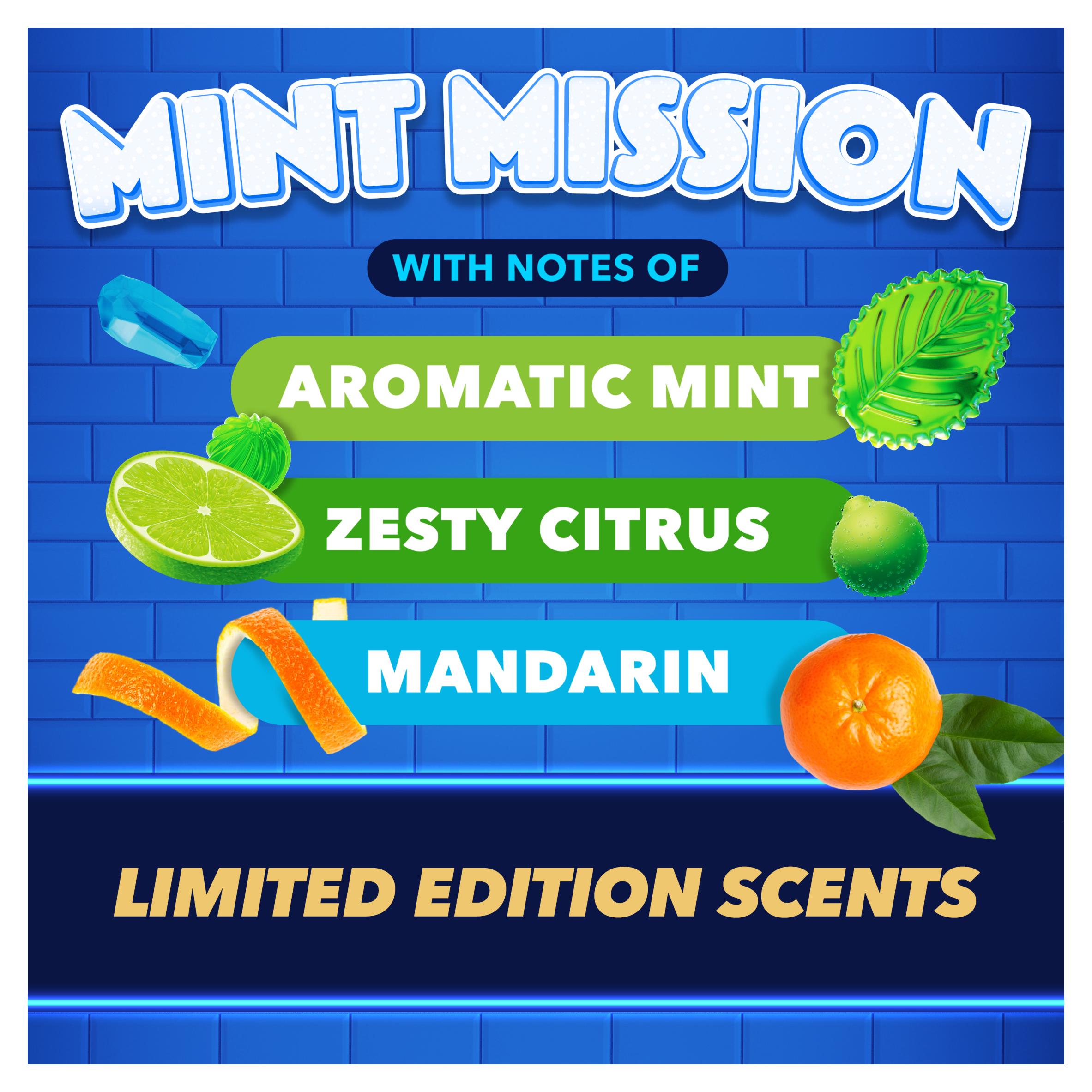 Duck Mint Mission toilet gel refill 2x36ml, imported from the UK