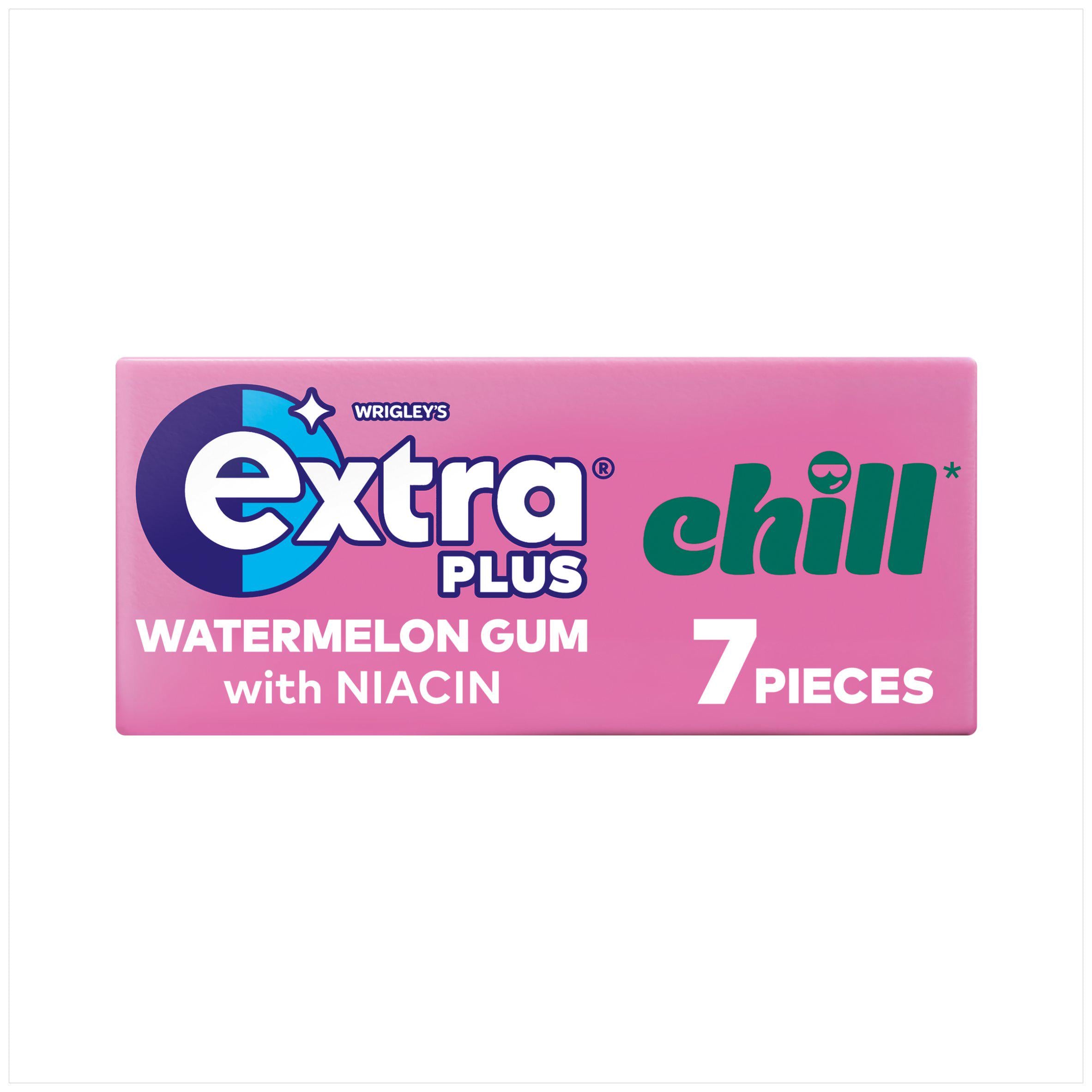 Extra Plus chewing gum Chill Watermelon 7 pack - British product