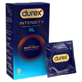 Durex Intensity XL condoms 9-pack, UK version