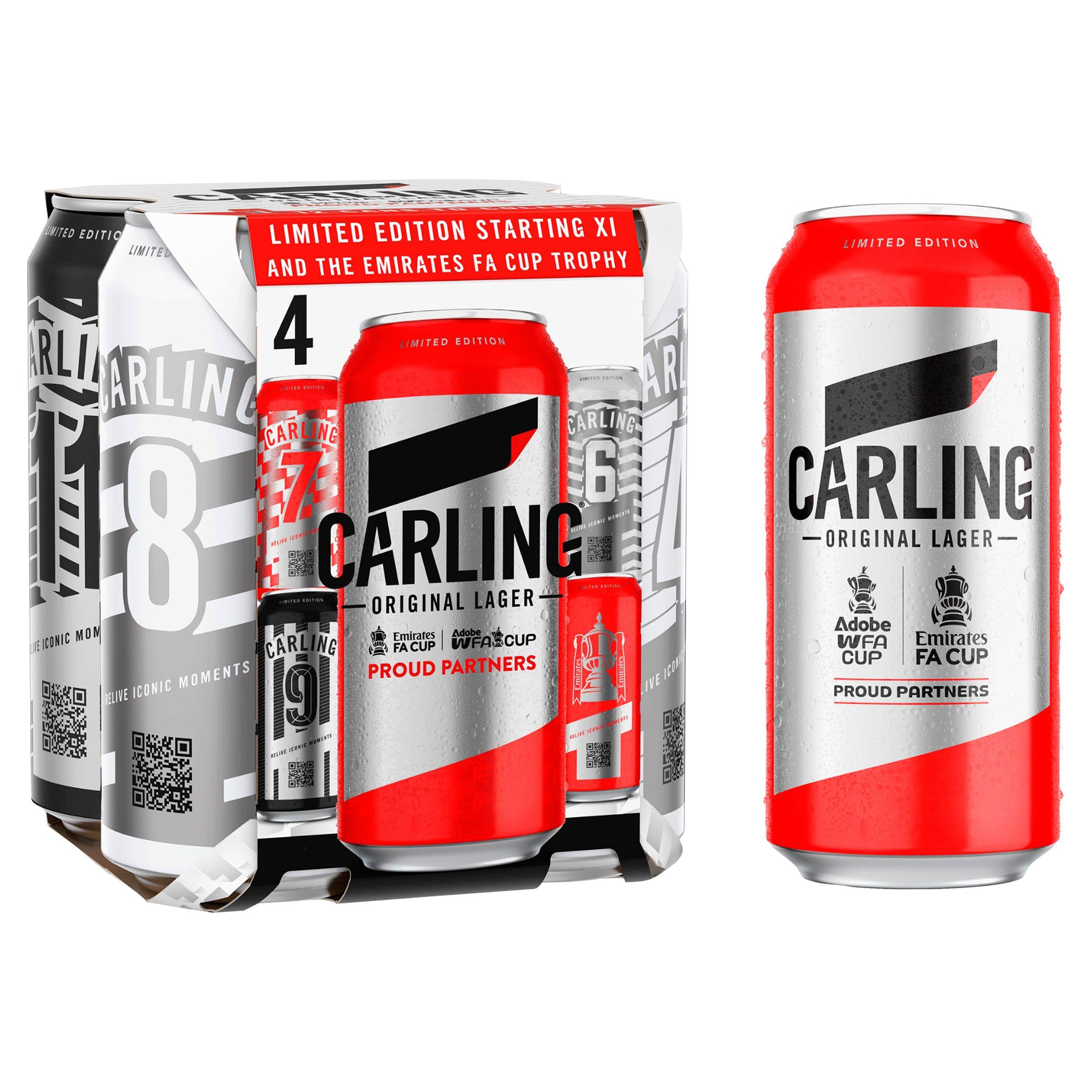 Carling Original Lager 4x440ml, UK version
