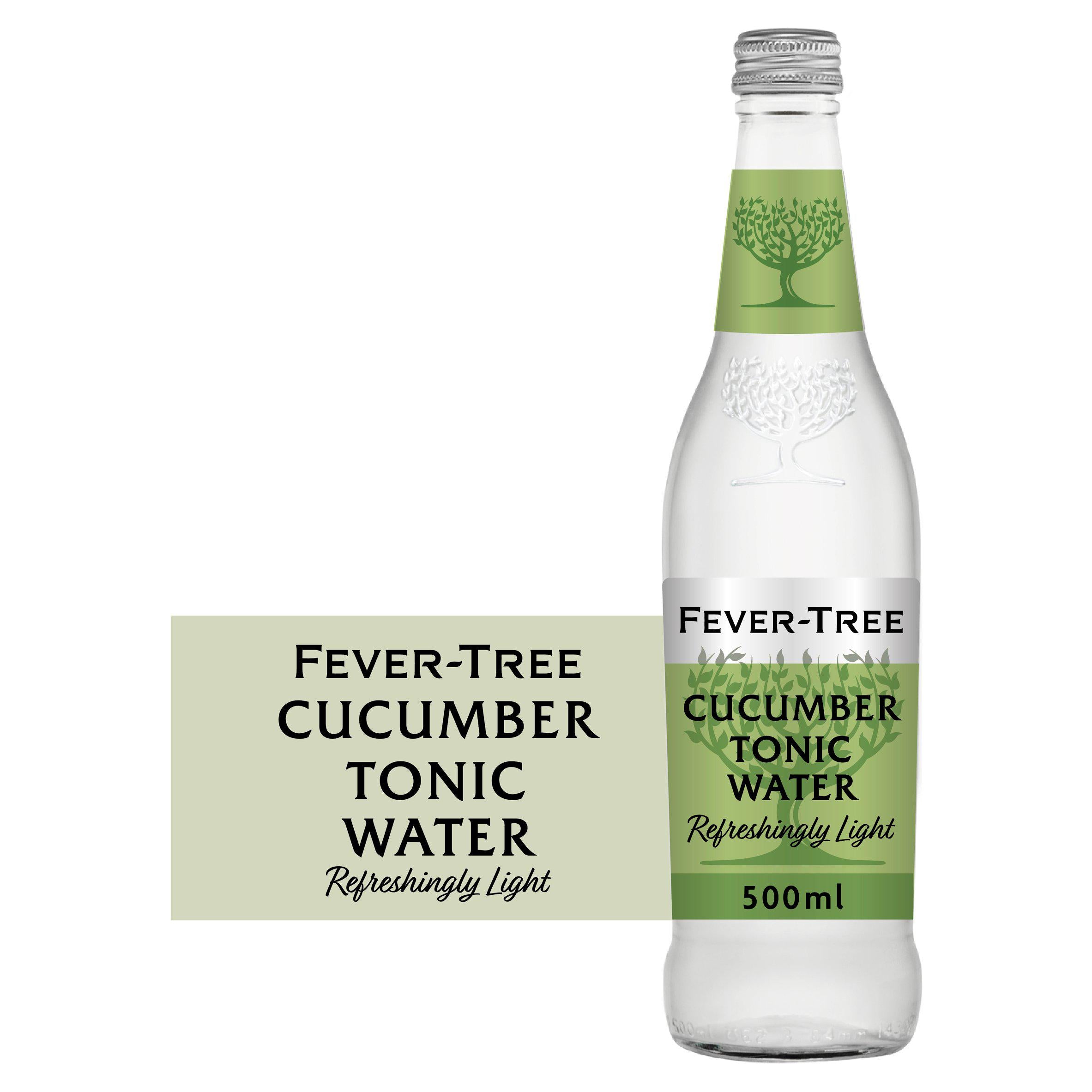 Fever-Tree Light Cucumber Tonic Water 500ml bottle - British product