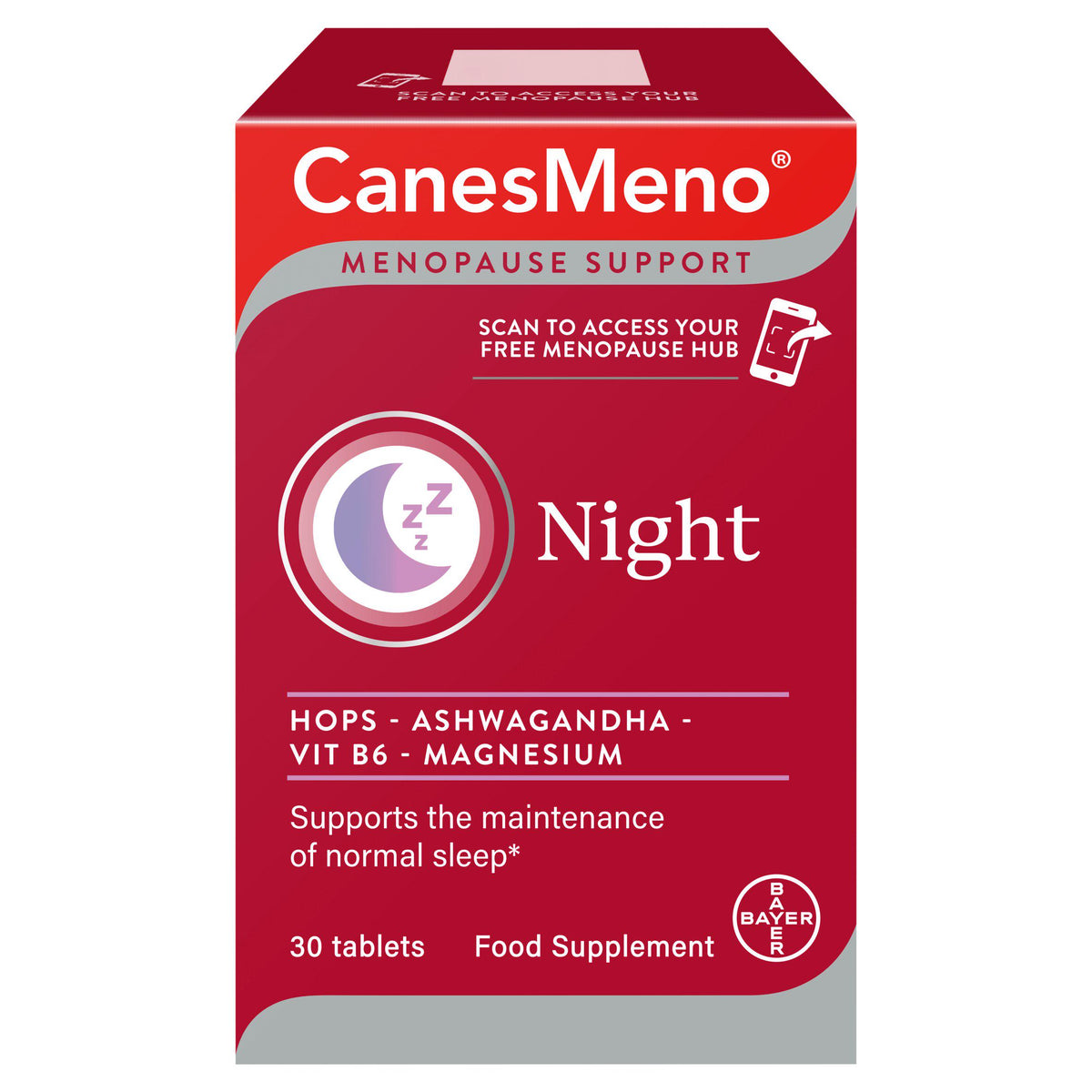 CanesMeno Menopause Support Night Tablets 30 - British product