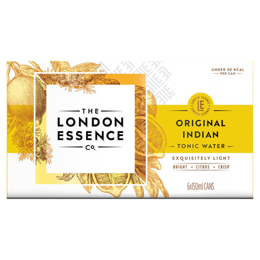 The London Essence Co. Original Indian Tonic Water Multipack Can 6x150ml GOODS Sainsburys   