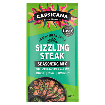 Capsicana Latin Flavour Argentinsk Sizzling Steak Krydderblanding 28 g