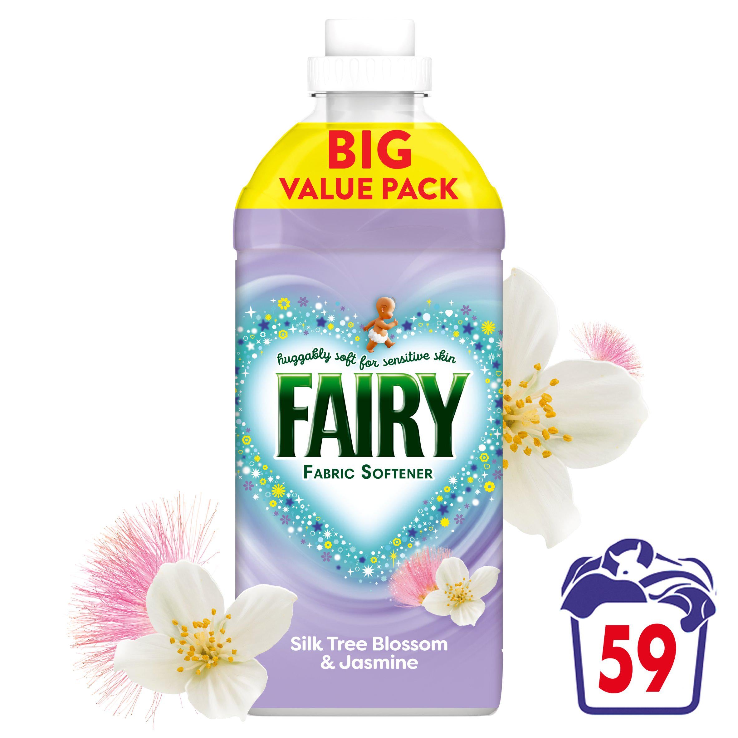 Fairy Fresh 59 Washes Silk Tree Blossom & Jasmine Fabric Softener