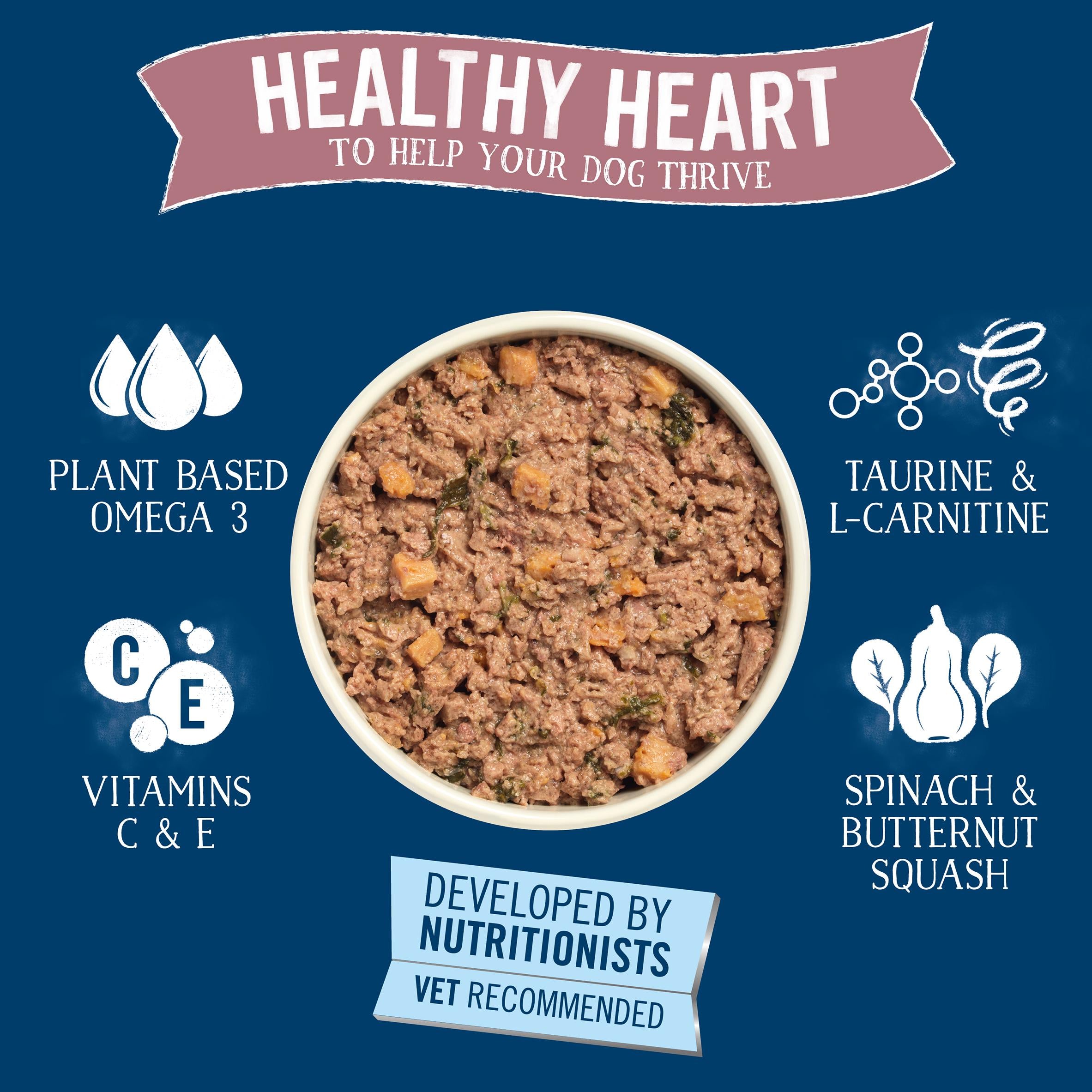 Butcher's Healthy Heart dog food trays 12x150g - British product