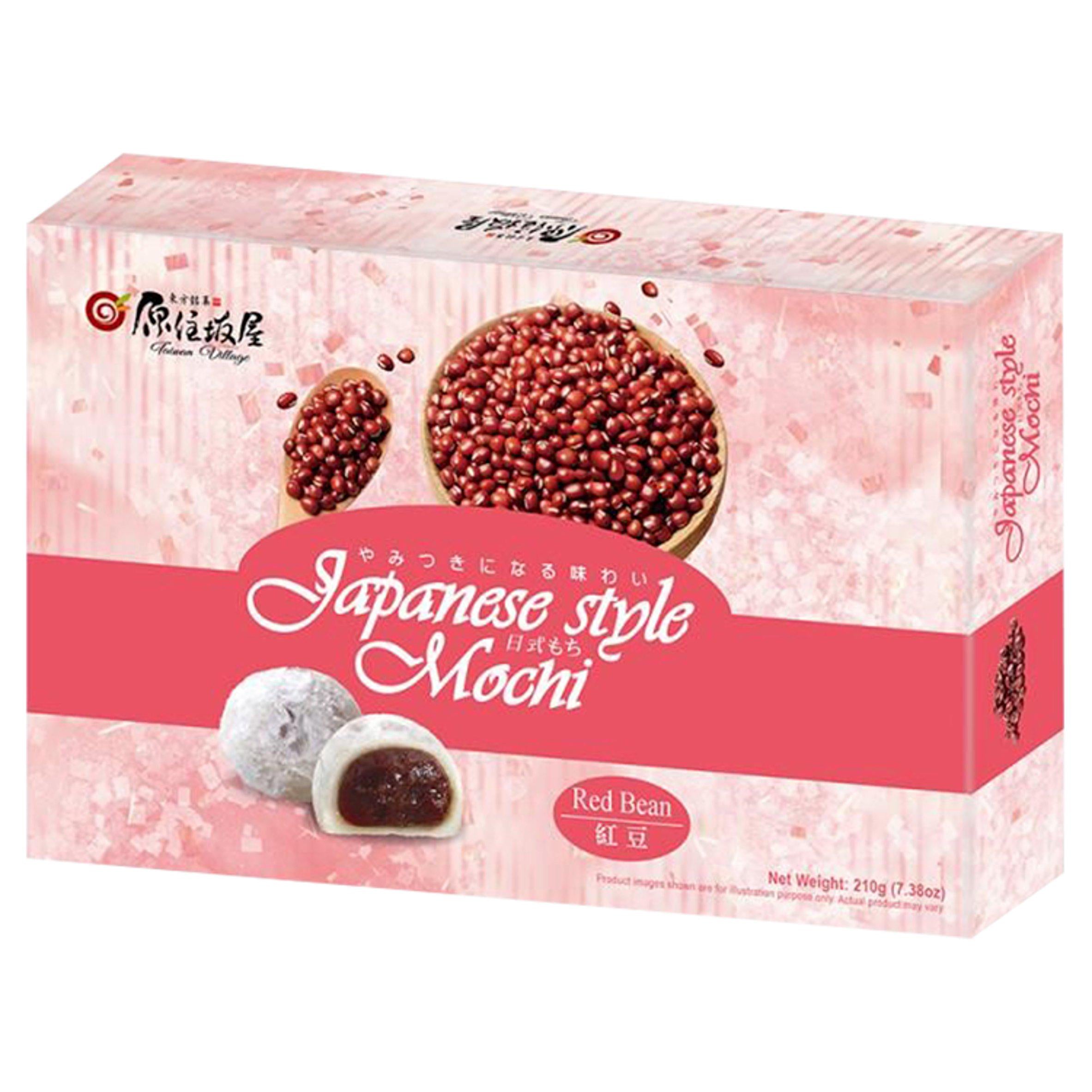 Japanese Style Vegan Mochi Red Bean 210g, UK version